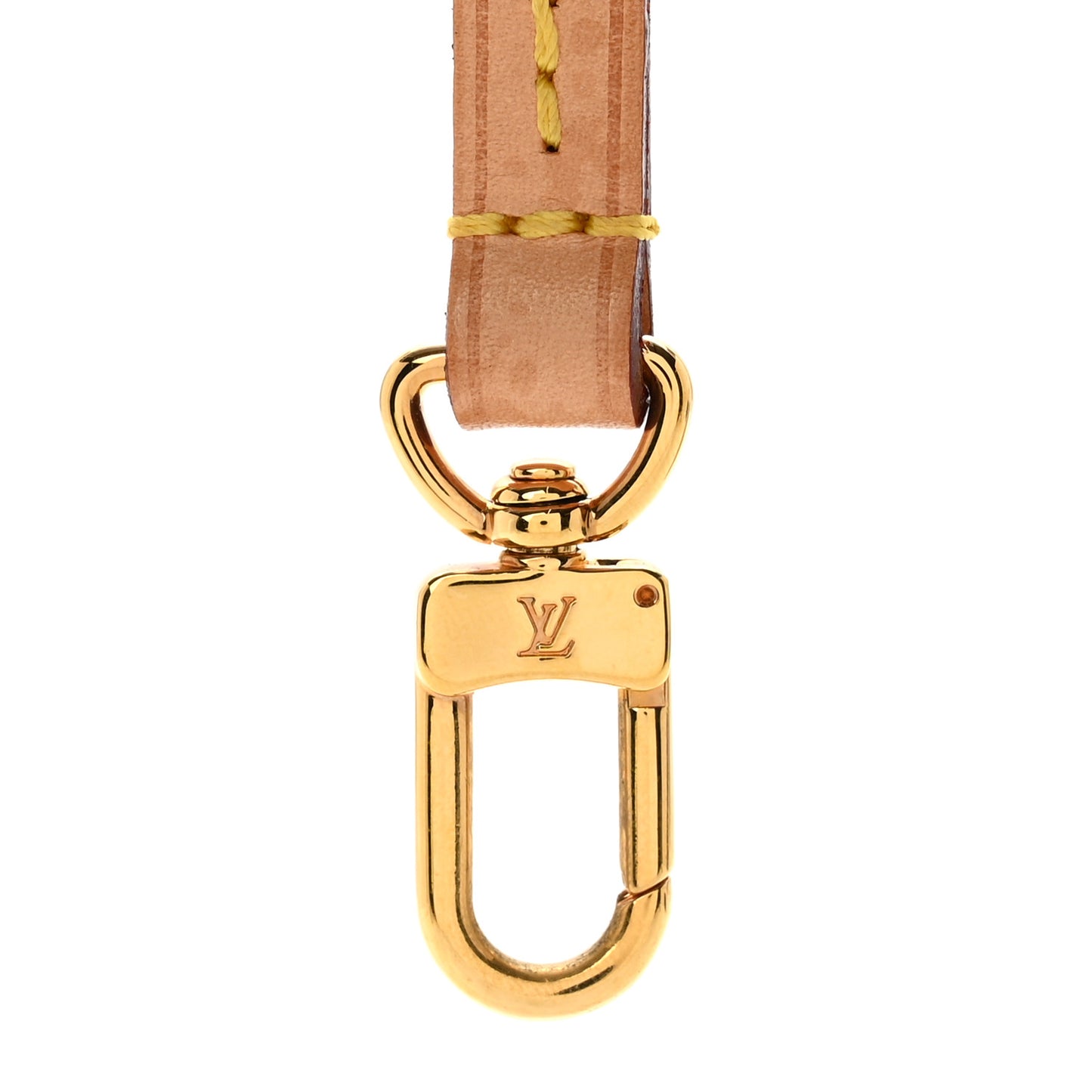 lv vachetta wrist strap