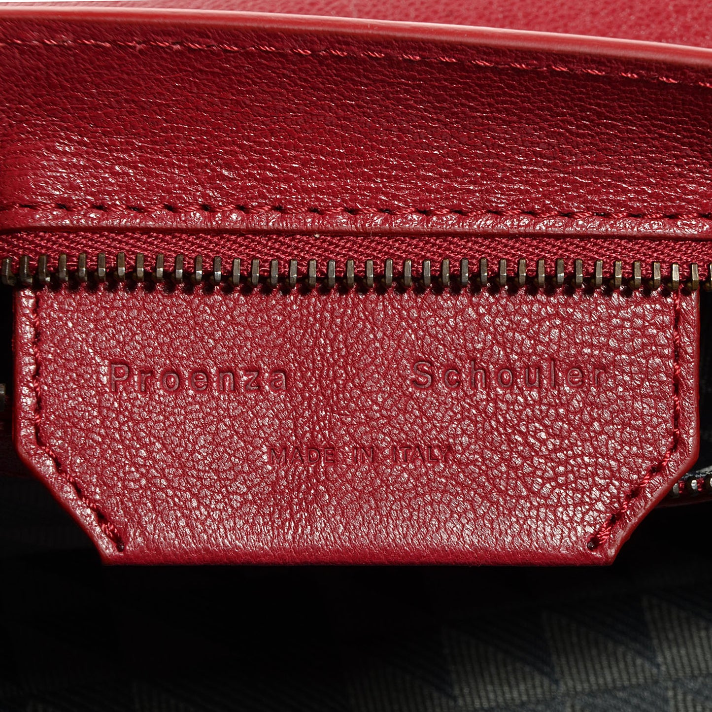 Lambskin PS1 Medium Satchel Chianti