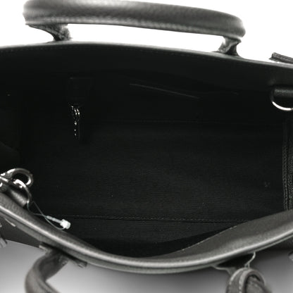 Saint Laurent Grained Calfskin Baby Sac De Jour Coal 5 of 11