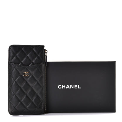 Chanel Caviar Quilted Classic iPhone Pouch Black 8 of 8