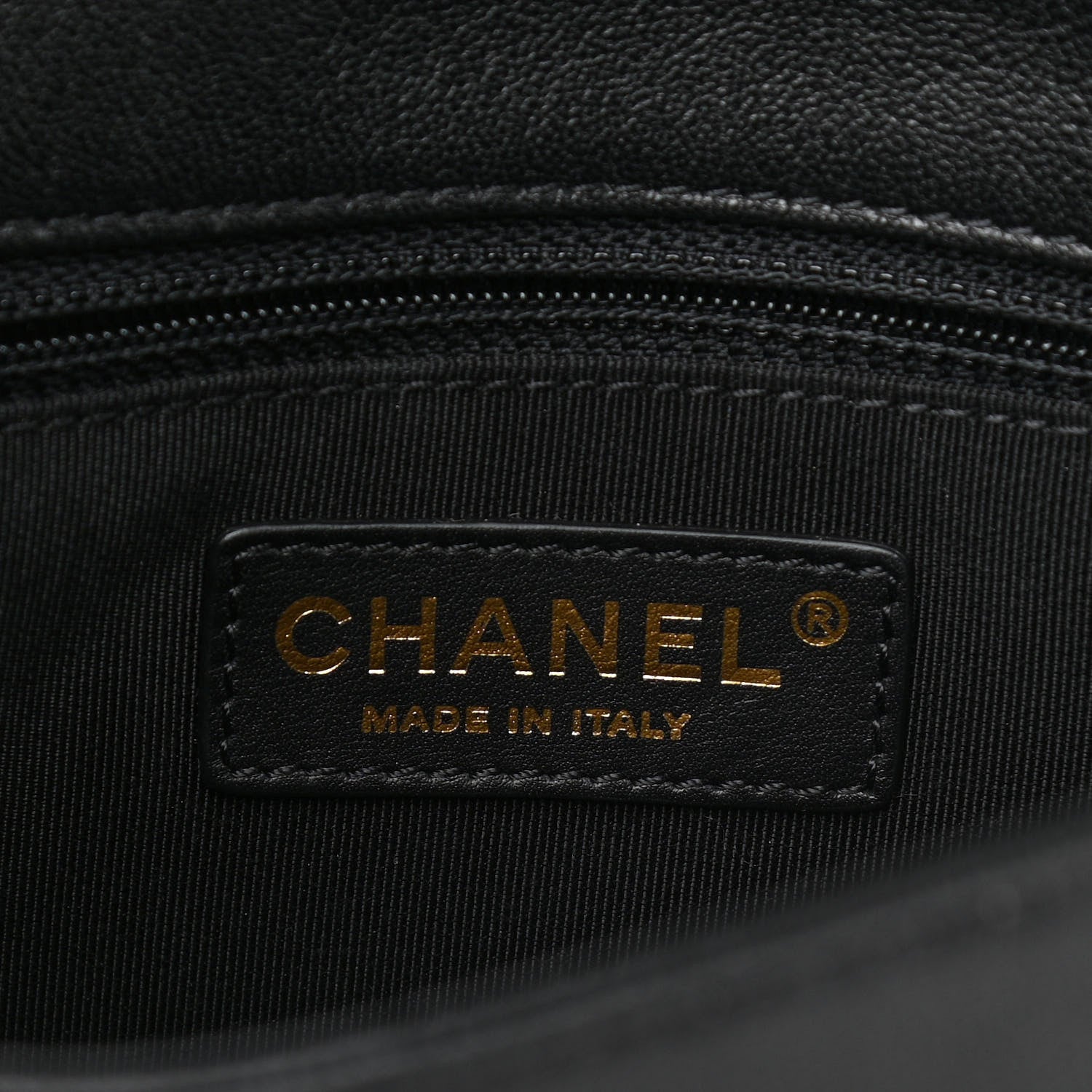 Chanel Sheepskin Chevron Quilted Medium Vintage Mademoiselle Flap Black 6 of 13