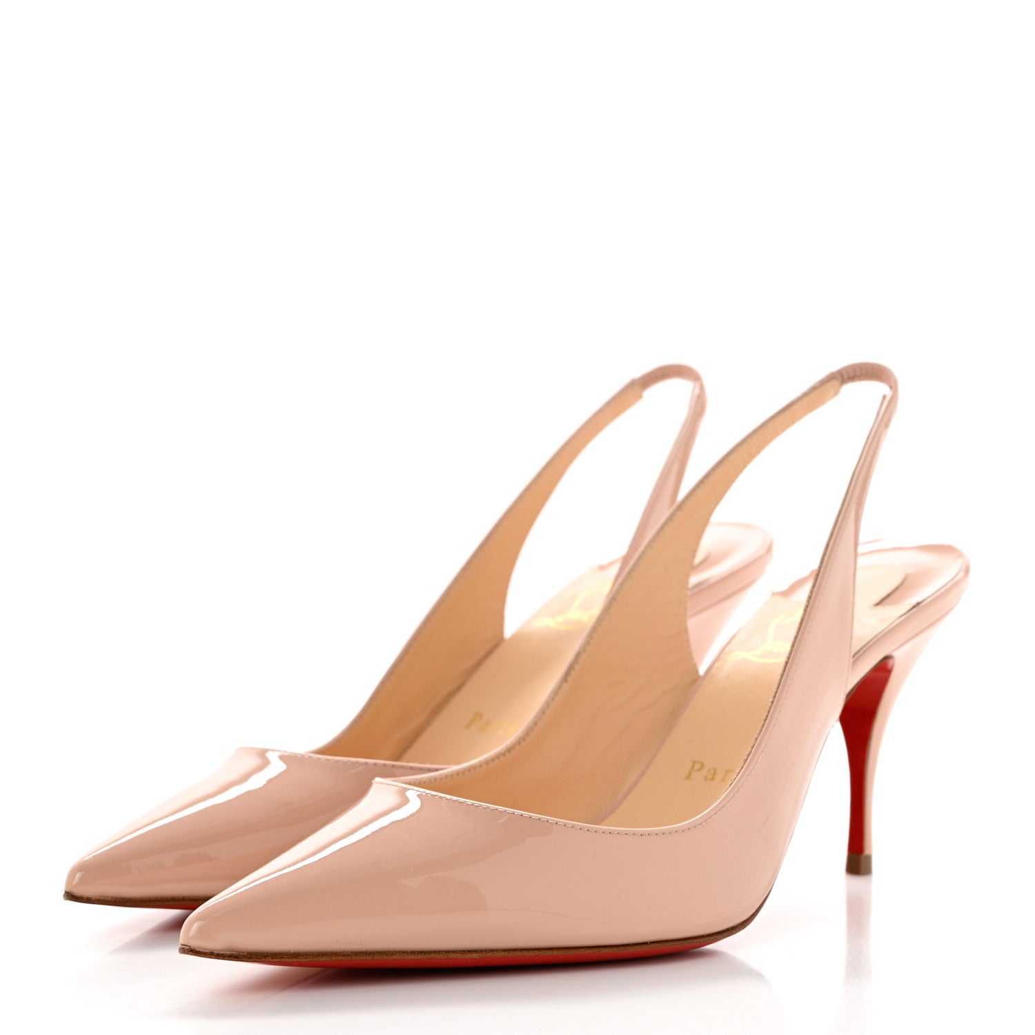 Christian Louboutin Patent Clare Sling 80 Pumps 36.5 Antoinette 3 of 8