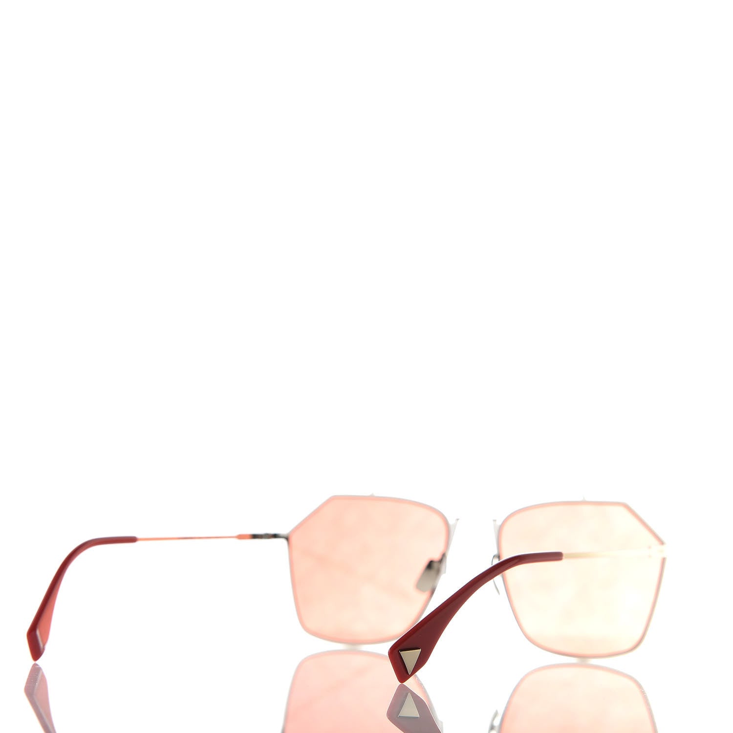 Fendi Metal Aviator Sunglasses FFM0022/S Red 4 of 8