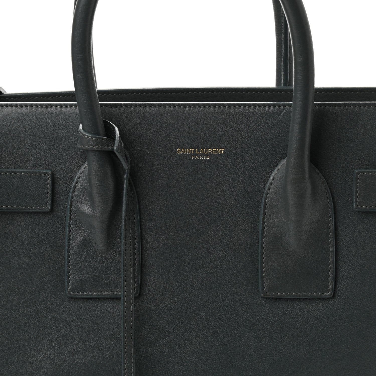 Saint Laurent Calfskin Small Classic Sac De Jour Petrol 6 of 12