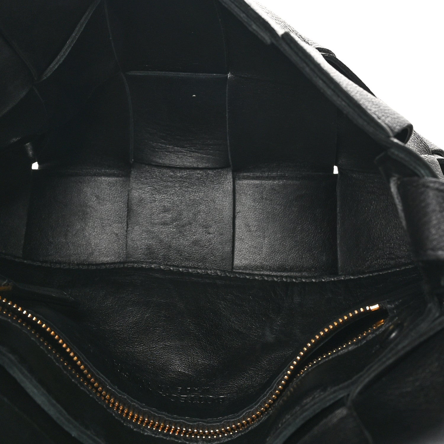 Bottega Veneta Grained Calfskin Maxi Intrecciato Cassette Crossbody Bag Black 5 of 9