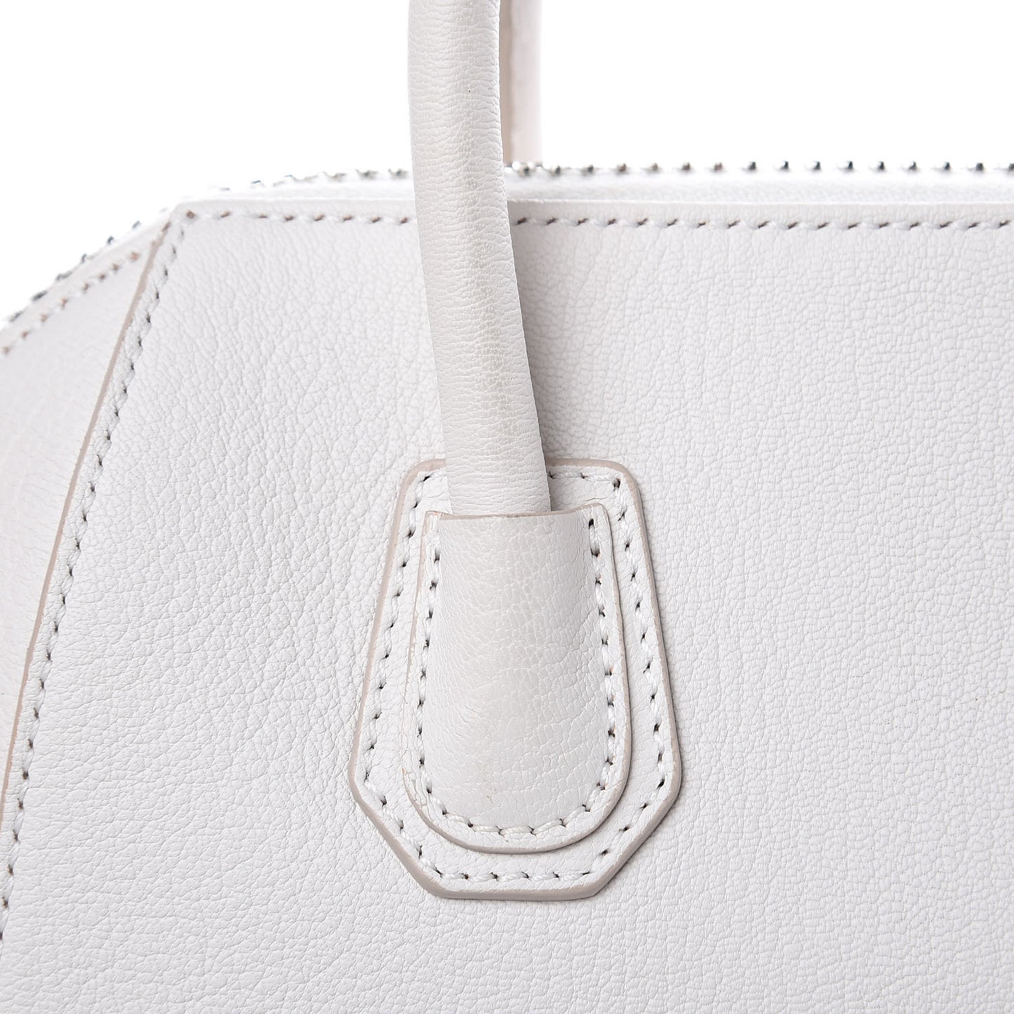 Sugar Goatskin Mini Antigona White