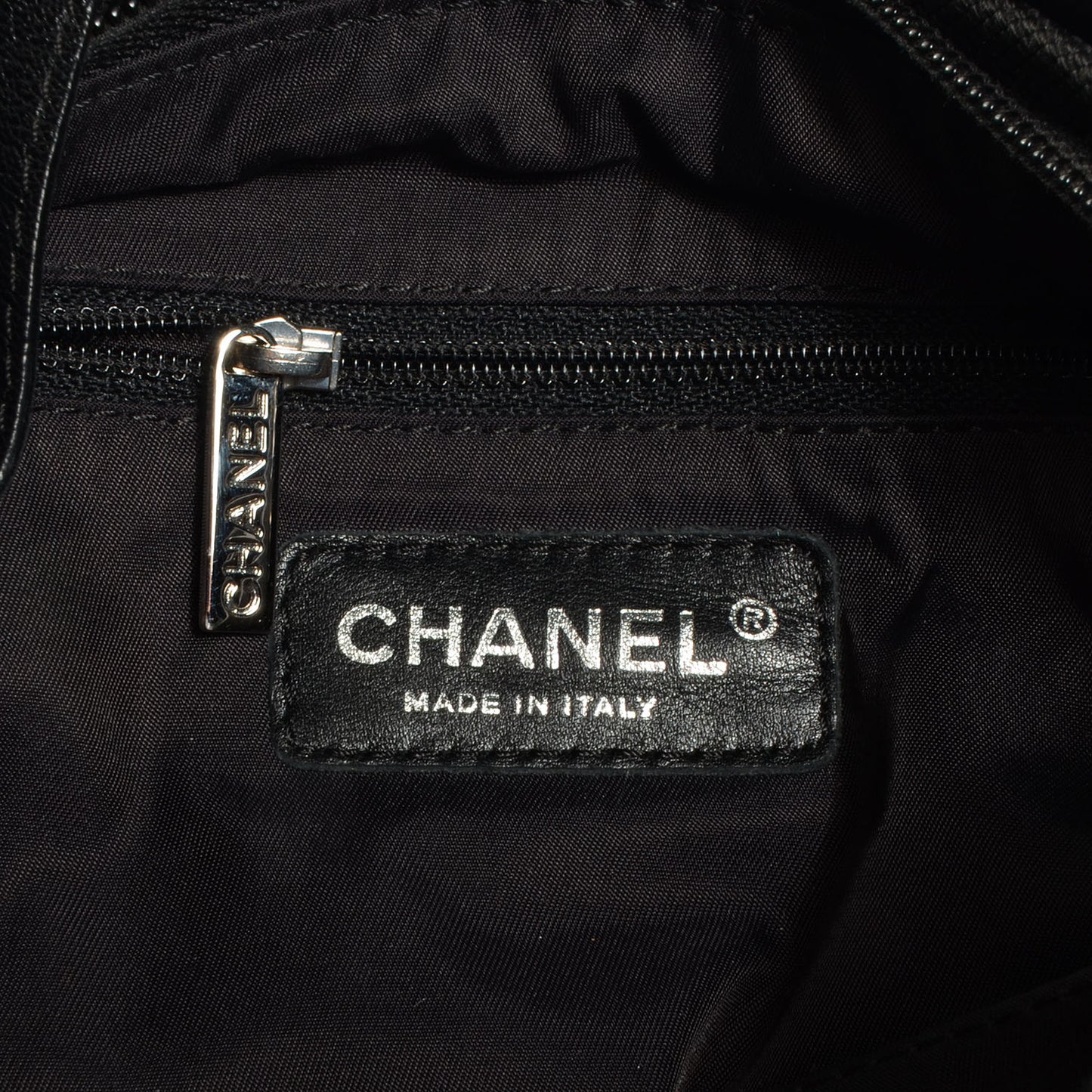 Coated Canvas Paris Biarritz Hobo Black