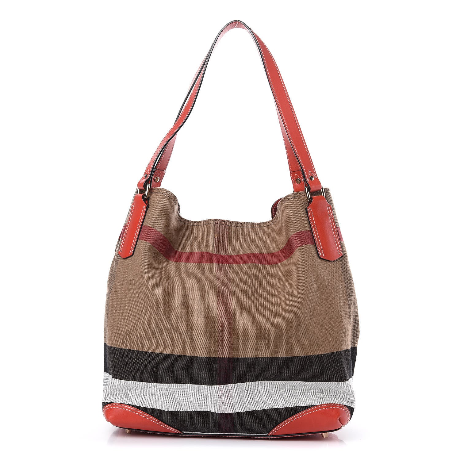 Burberry Canvas Mega Check Medium Maidstone Red 1 of 14