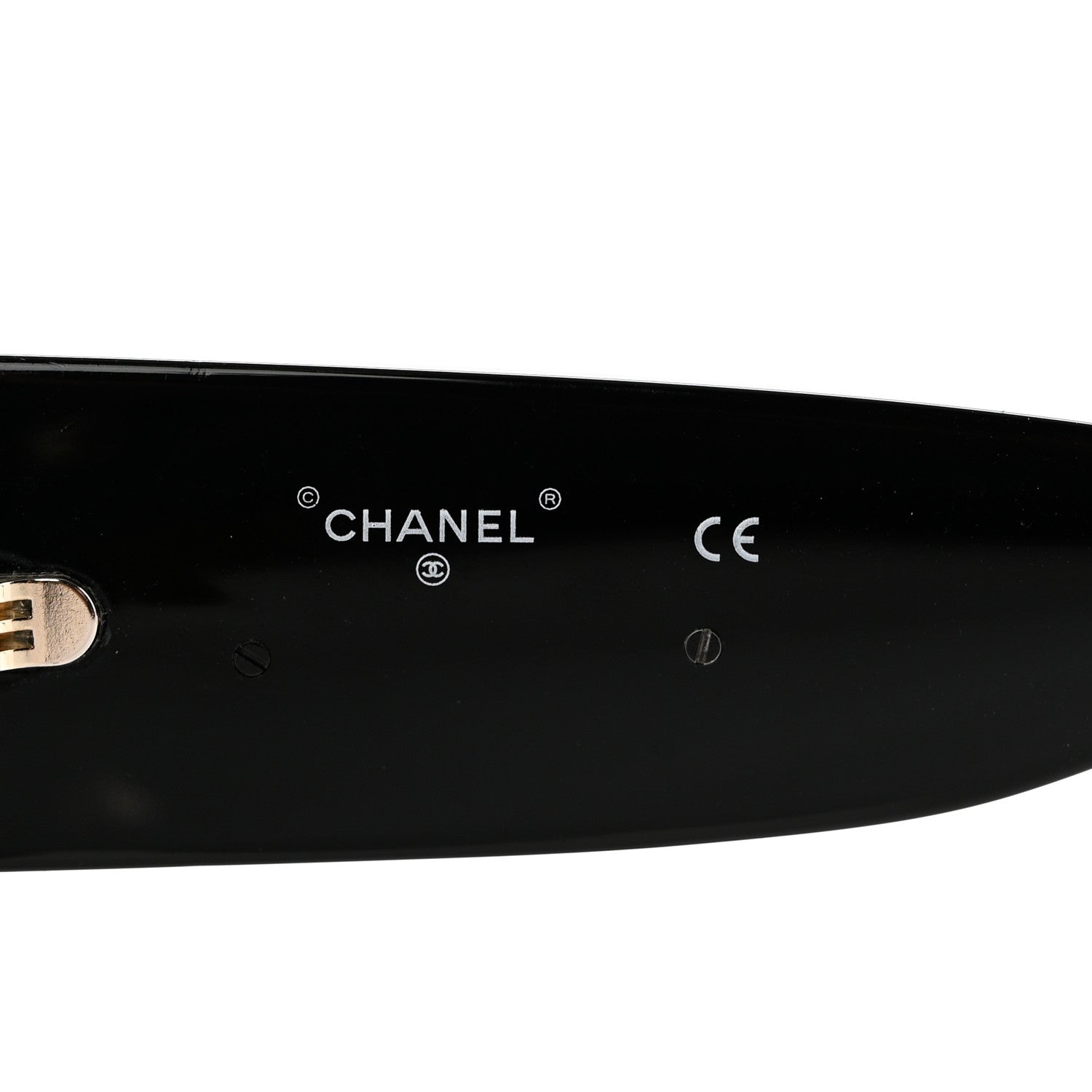 Chanel Acetate CC Logo Square Sunglasses 71472 Black 5 of 8