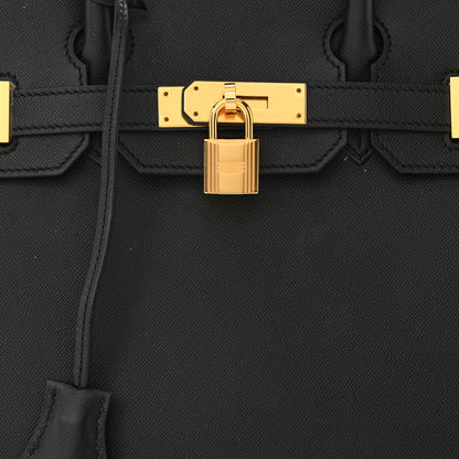 Hermes Madame Calfskin Birkin Sellier 30 Black 7 of 13