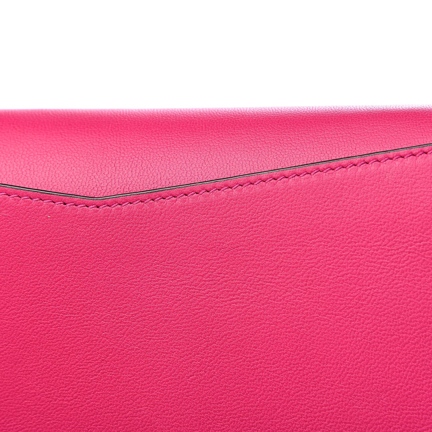 Lambskin Emblem Chain Wallet Cyclamen