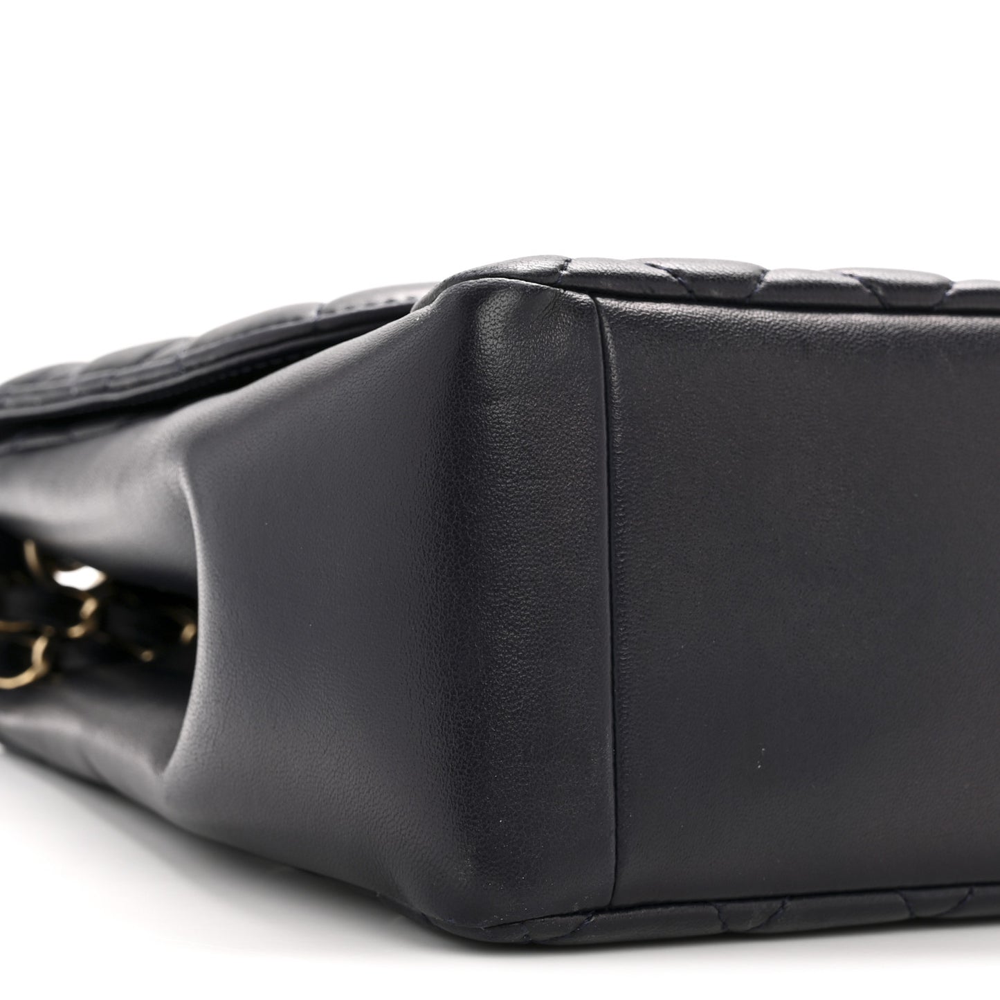 Lambskin Quilted Medium Mademoiselle Chic Flap Navy