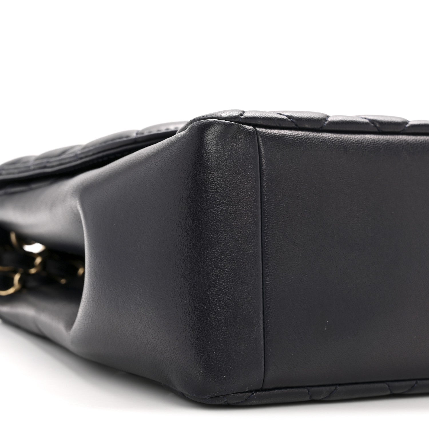 Chanel Lambskin Quilted Medium Mademoiselle Chic Flap Navy 9 of 12