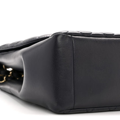 Chanel Lambskin Quilted Medium Mademoiselle Chic Flap Navy 9 of 12