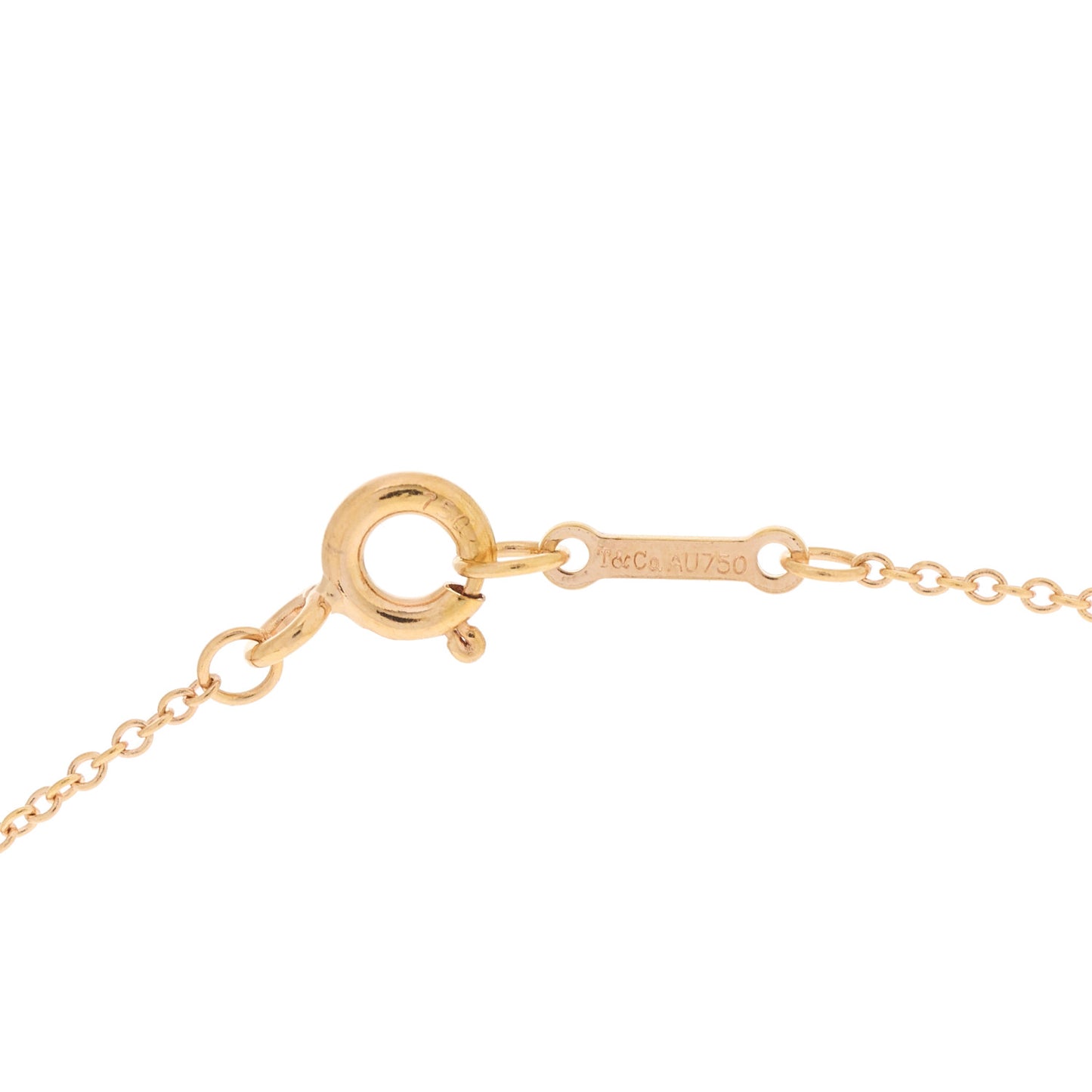 18K Rose Gold Paloma Picasso Small Love and Kisses Pendant Necklace