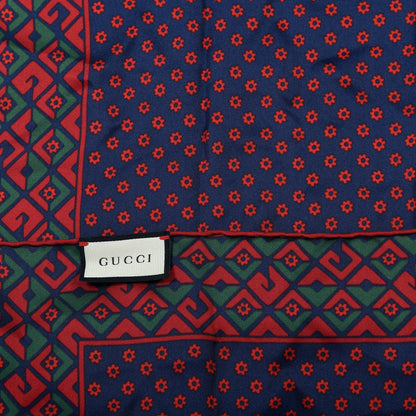 Gucci Silk Planimetric Pocket Square Multicolor 3 of 3
