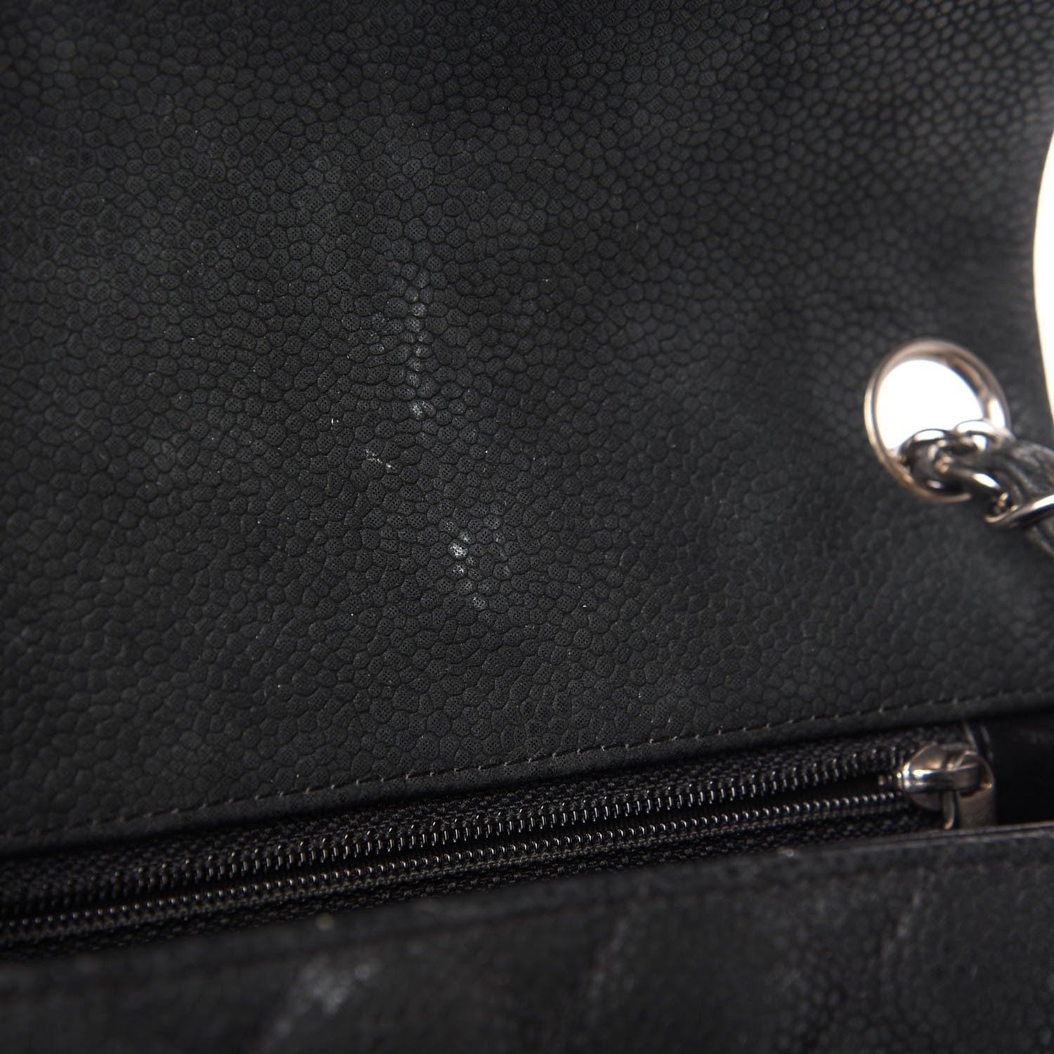 Chanel Iridescent Caviar Quilted Mini Square Flap Black 12 of 14