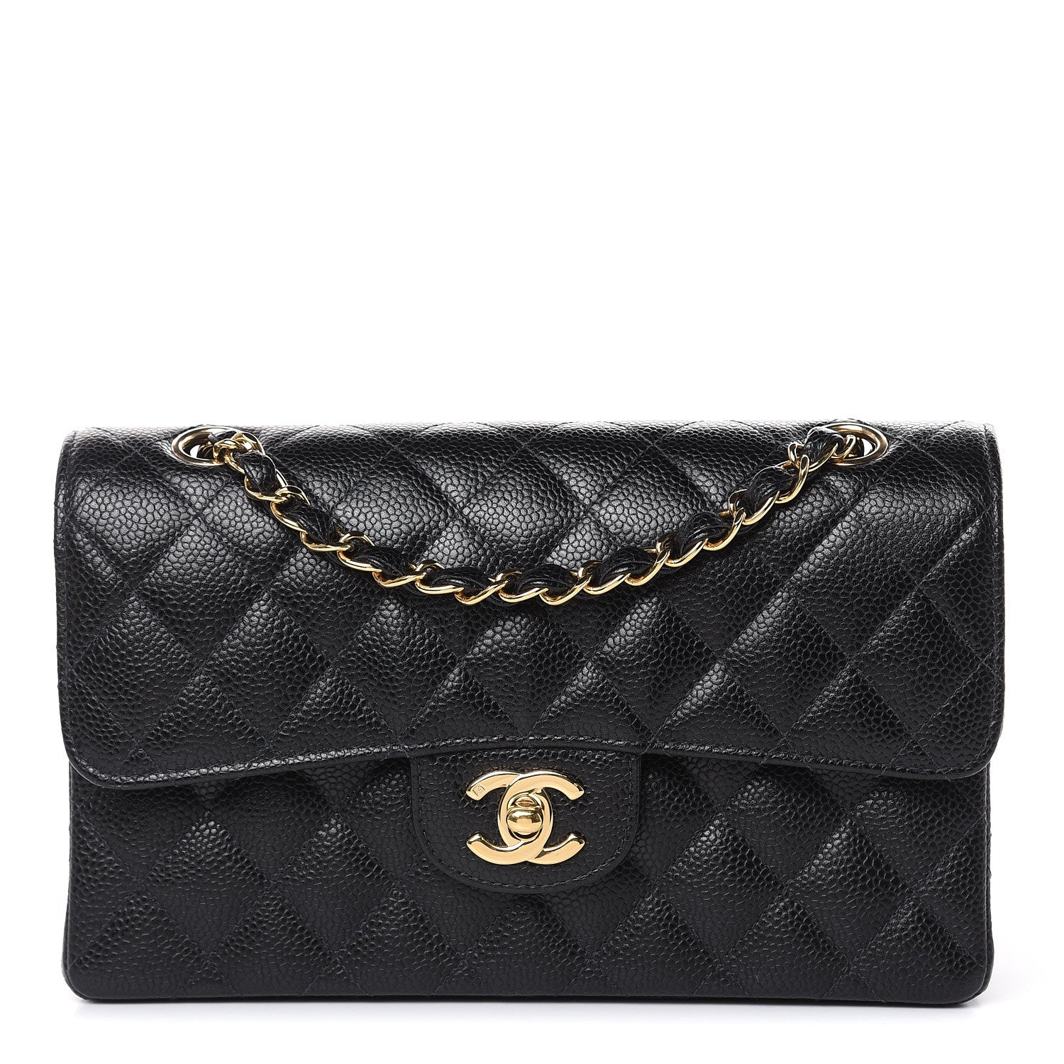 Chanel Caviar Quilted Small Double Flap Black 1 of 13