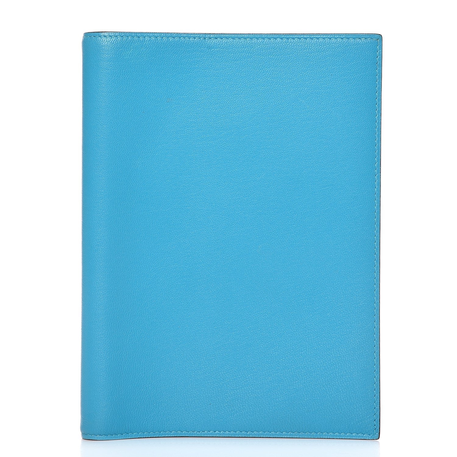 Hermes Lambskin Globe Trotter Agenda Cover Turquoise 1 of 8