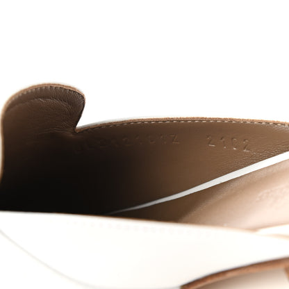Hermes Calfskin Oz Mules 36 White 8 of 8