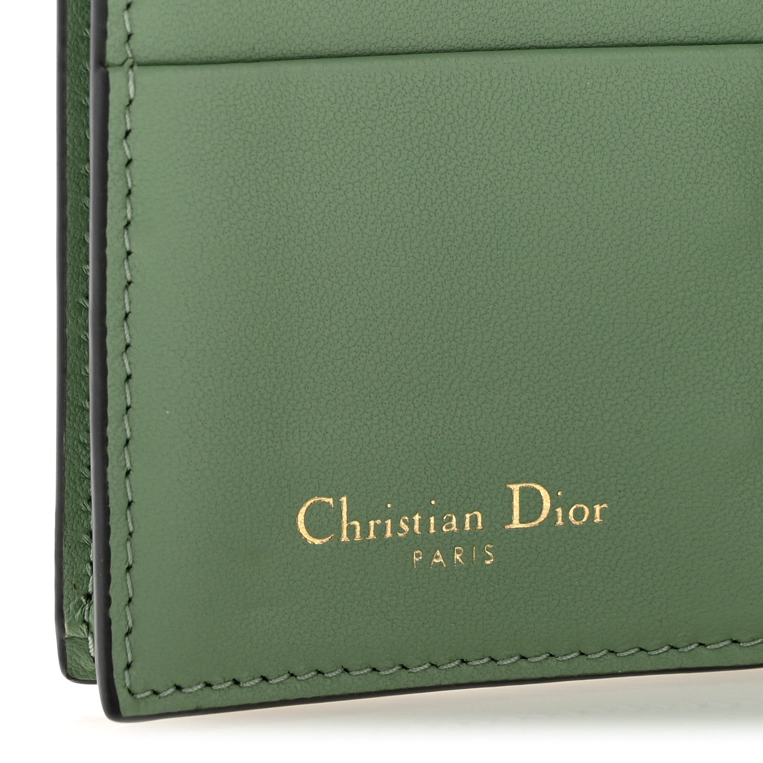 Christian Dior Goatskin Saddle Long Wallet Queen Mint 6 of 8