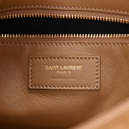 Saint Laurent Suede Calfskin Le 5 A 7 Hobo Beige 6 of 8