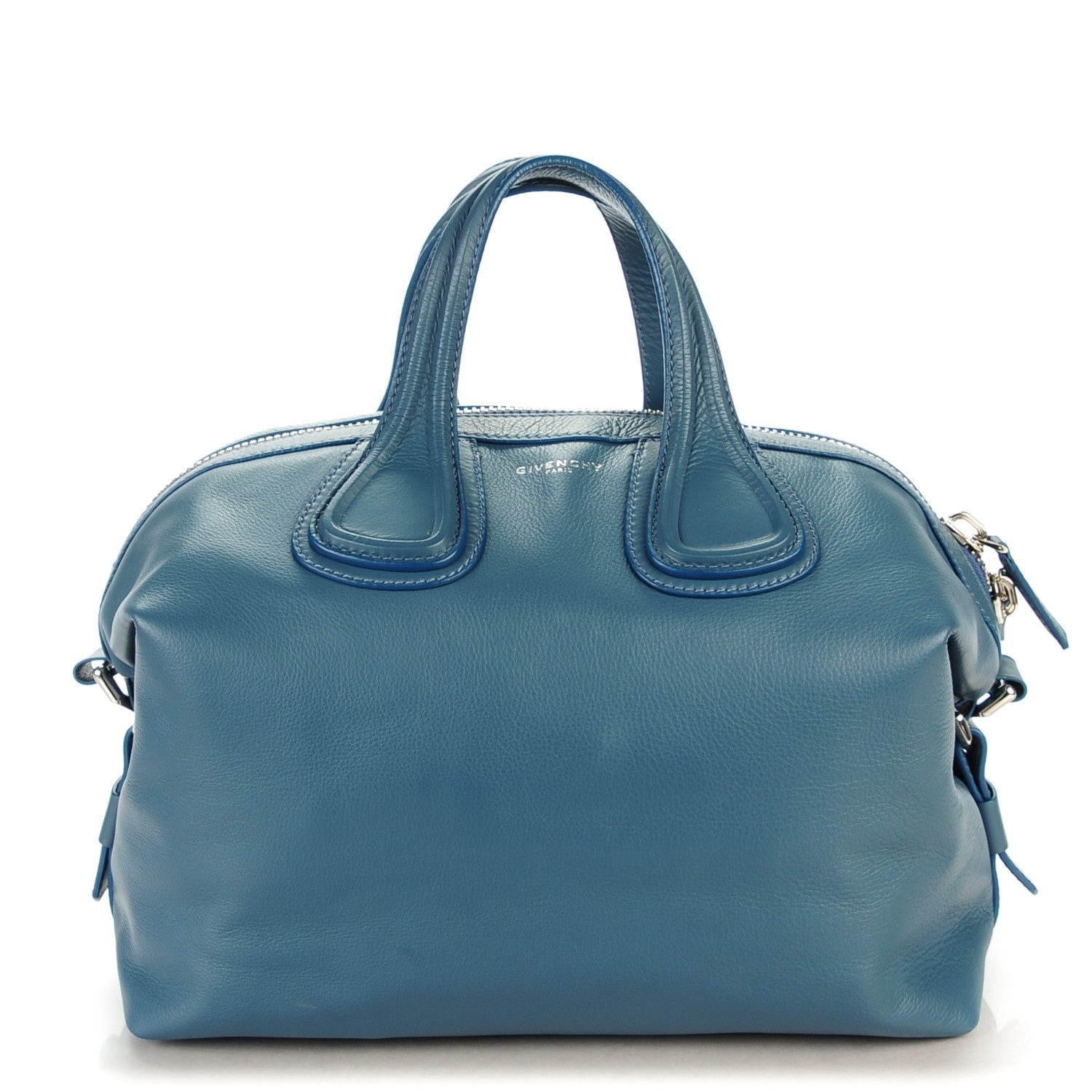 Givenchy Waxy Grained Calfskin Medium Nightingale Mineral Blue 1 of 7