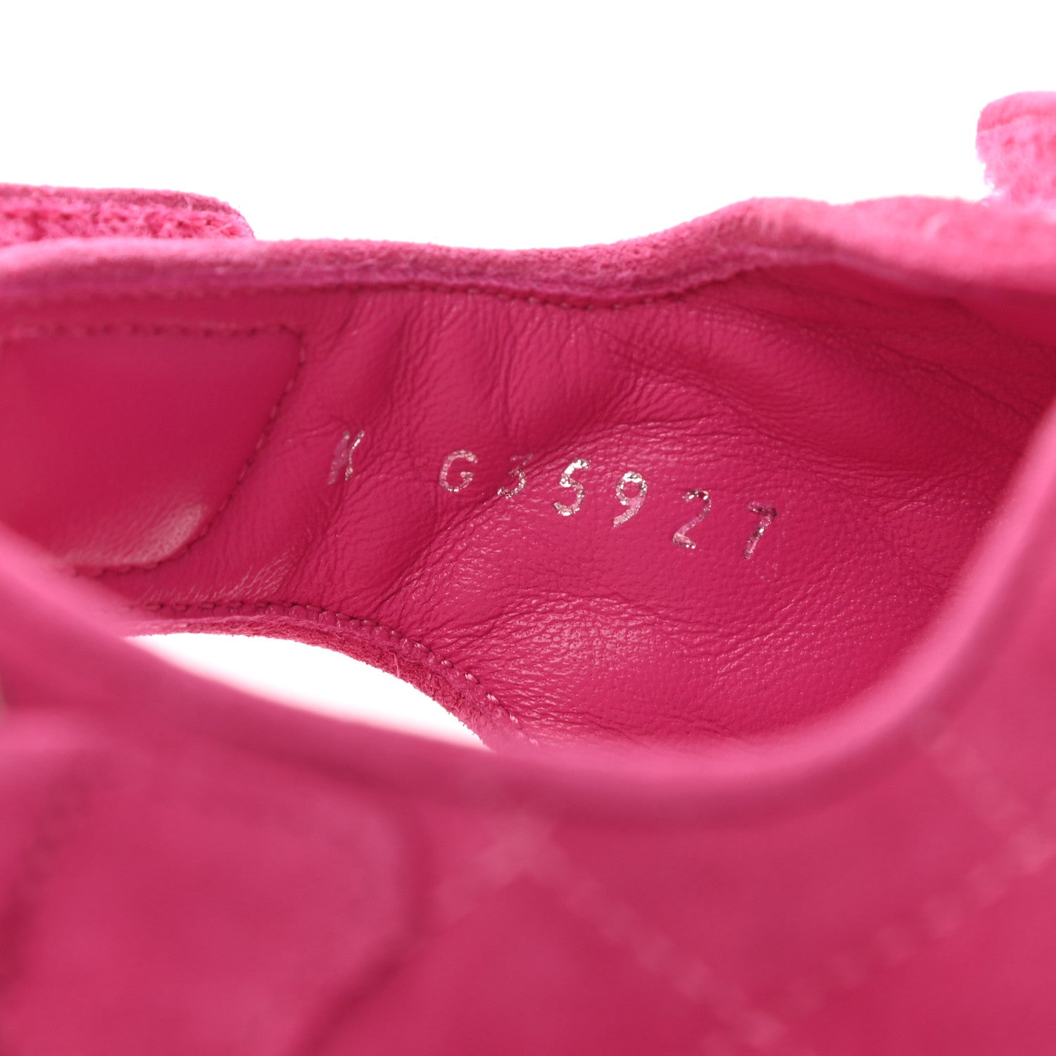 Chanel Suede Calfskin Velcro Dad Sandals 38 Pink 8 of 9