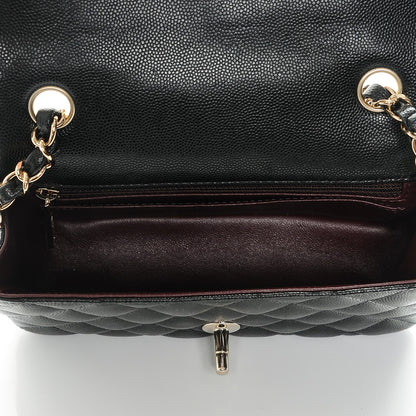 Chanel Caviar Quilted Mini Rectangular Flap Black 5 of 7