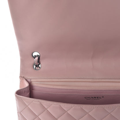 Chanel Lambskin Quilted Maxi Single Flap Pink 8 of 19