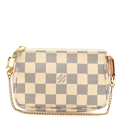 Louis Vuitton Damier Azur Mini Pochette Accessories 1 of 8