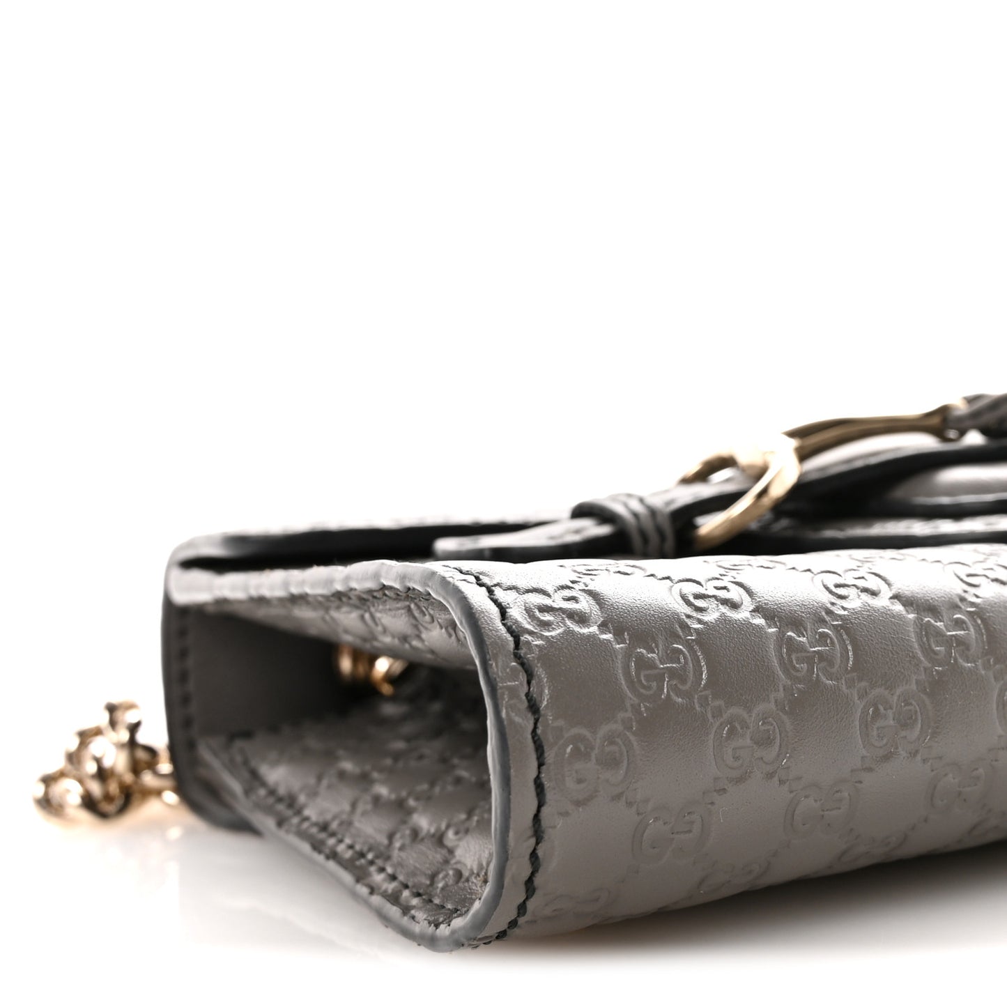 Soft Microguccissima Mini Emily Chain Shoulder Bag Loess