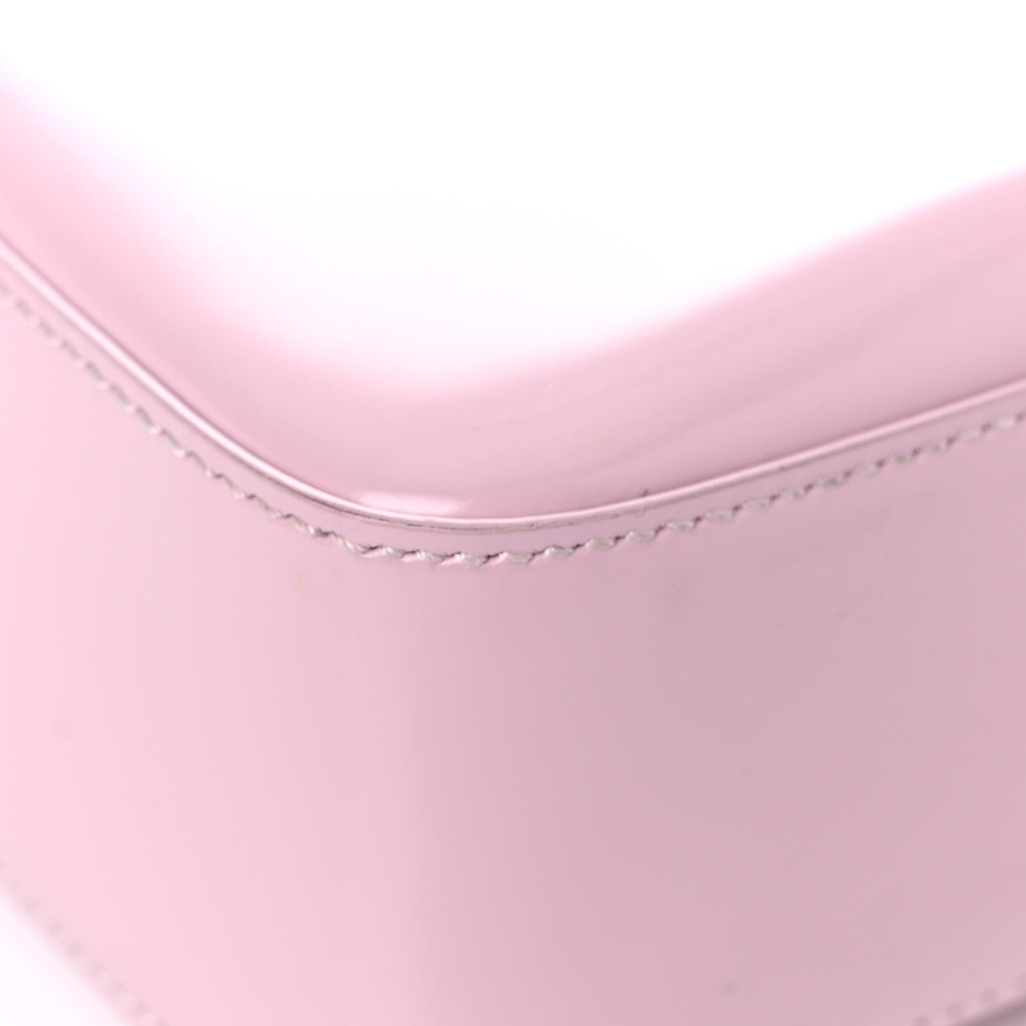 Spazzolato Triangle Small Double Handle Crossbody Tote Alabastro