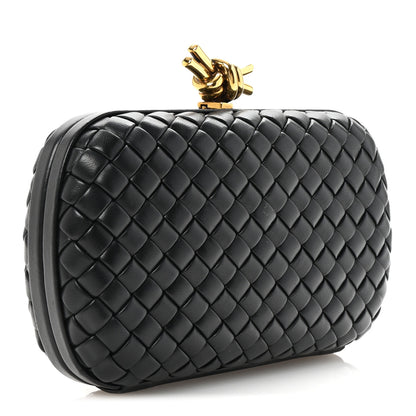 Bottega Veneta Nappa Intrecciato Knot Clutch Black 3 of 6