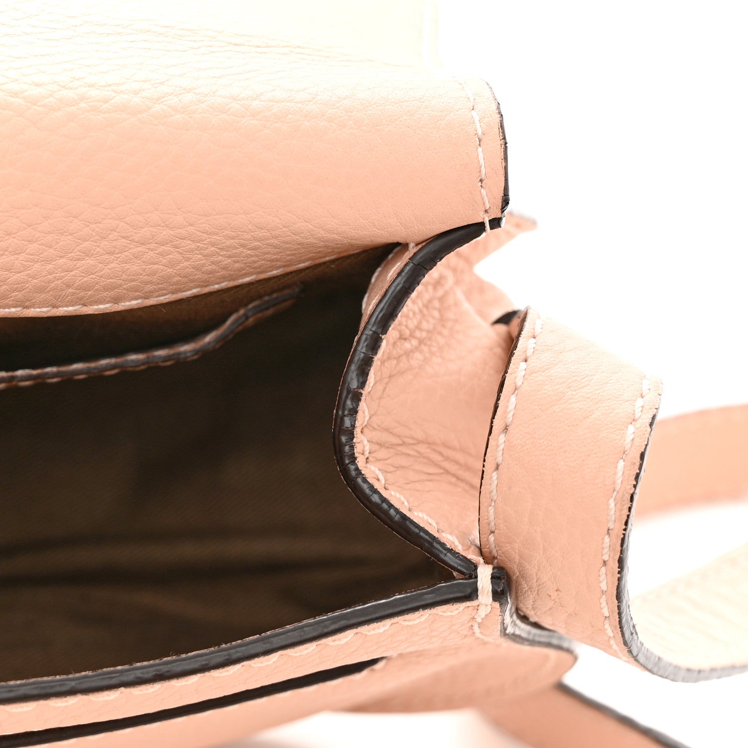 Chloe Grained Calfskin Small Marcie Saddle Bag Anemone Pink 19 of 22