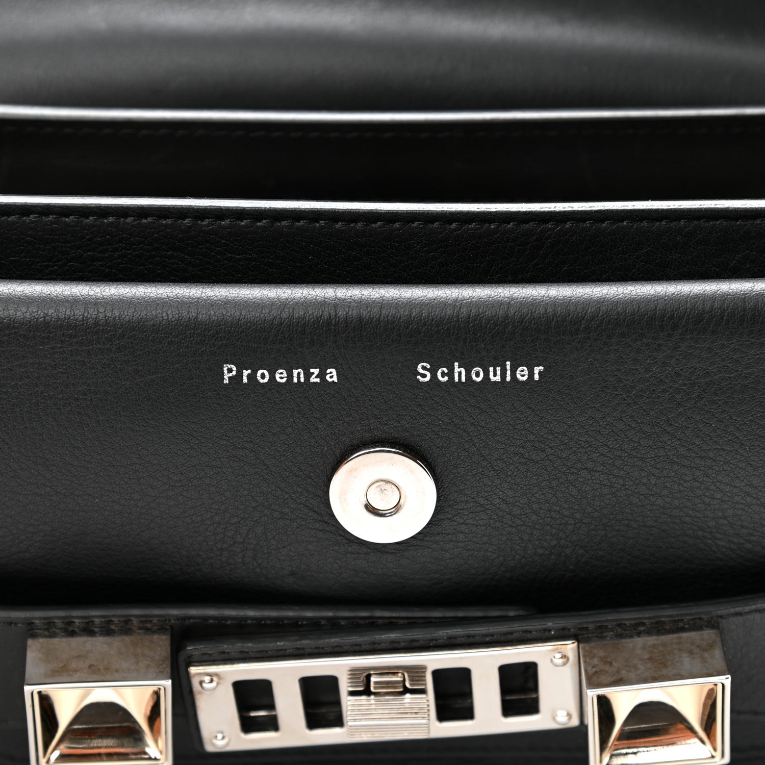 Proenza Schouler Lambskin Quilted Mini PS11 Classic Shoulder Bag Black 6 of 12