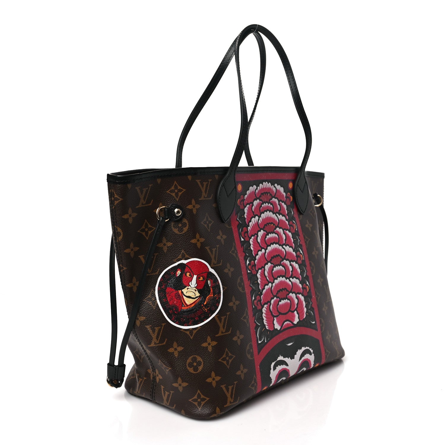 Louis Vuitton Monogram Kabuki Neverfull MM 3 of 10