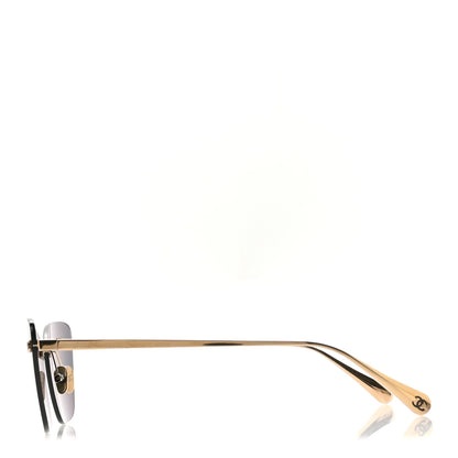 Chanel Titanium Cat Eye CC Sunglasses 4286-T Gris Clair 3 of 8