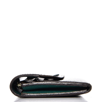 Louis Vuitton Monogram Emilie Wallet Vert 7 of 10
