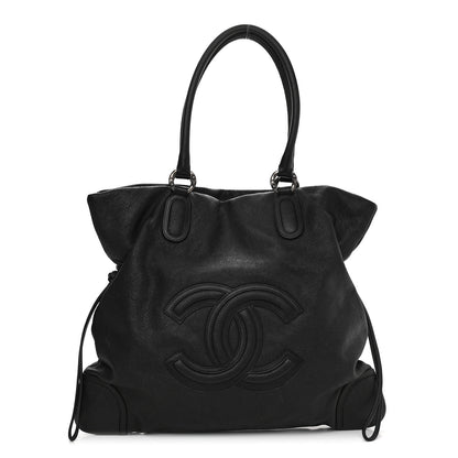 Chanel Calfskin CC Shoulder Bag Black 1 of 11