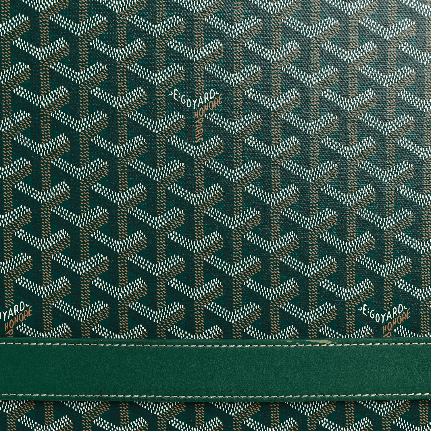 Goyard Goyardine Bourget PM Green 7 of 15