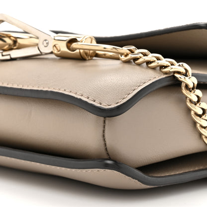 Chloe Suede Calfskin Small Faye Shoulder Bag Motty Grey 8 of 14