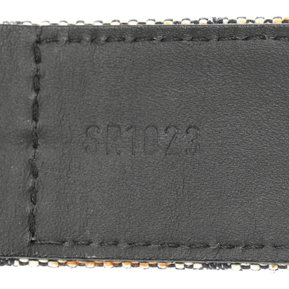 Louis Vuitton Mini Lin Belt 85 34 Blue 6 of 6
