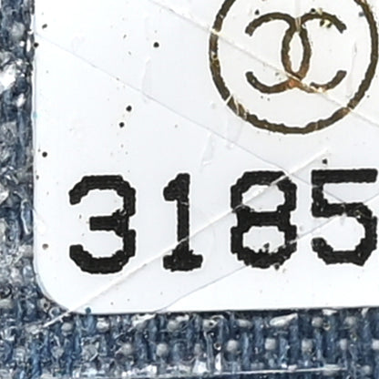 Chanel Denim Quilted CC Pearl Crush Camera Case Blue 8 of 13