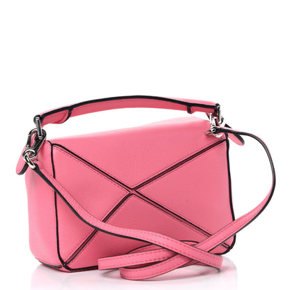 Loewe Calfskin Mini Puzzle Bag Wild Rose 3 of 10