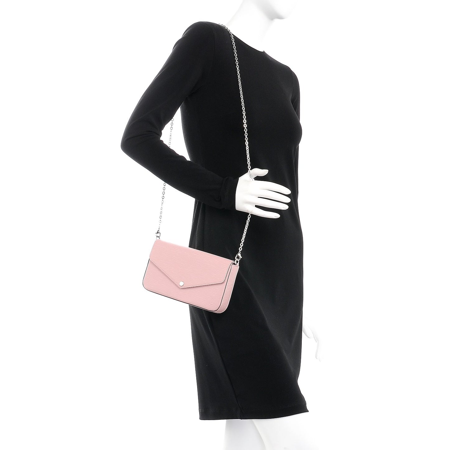 Epi Pochette Felicie Rose Ballerine