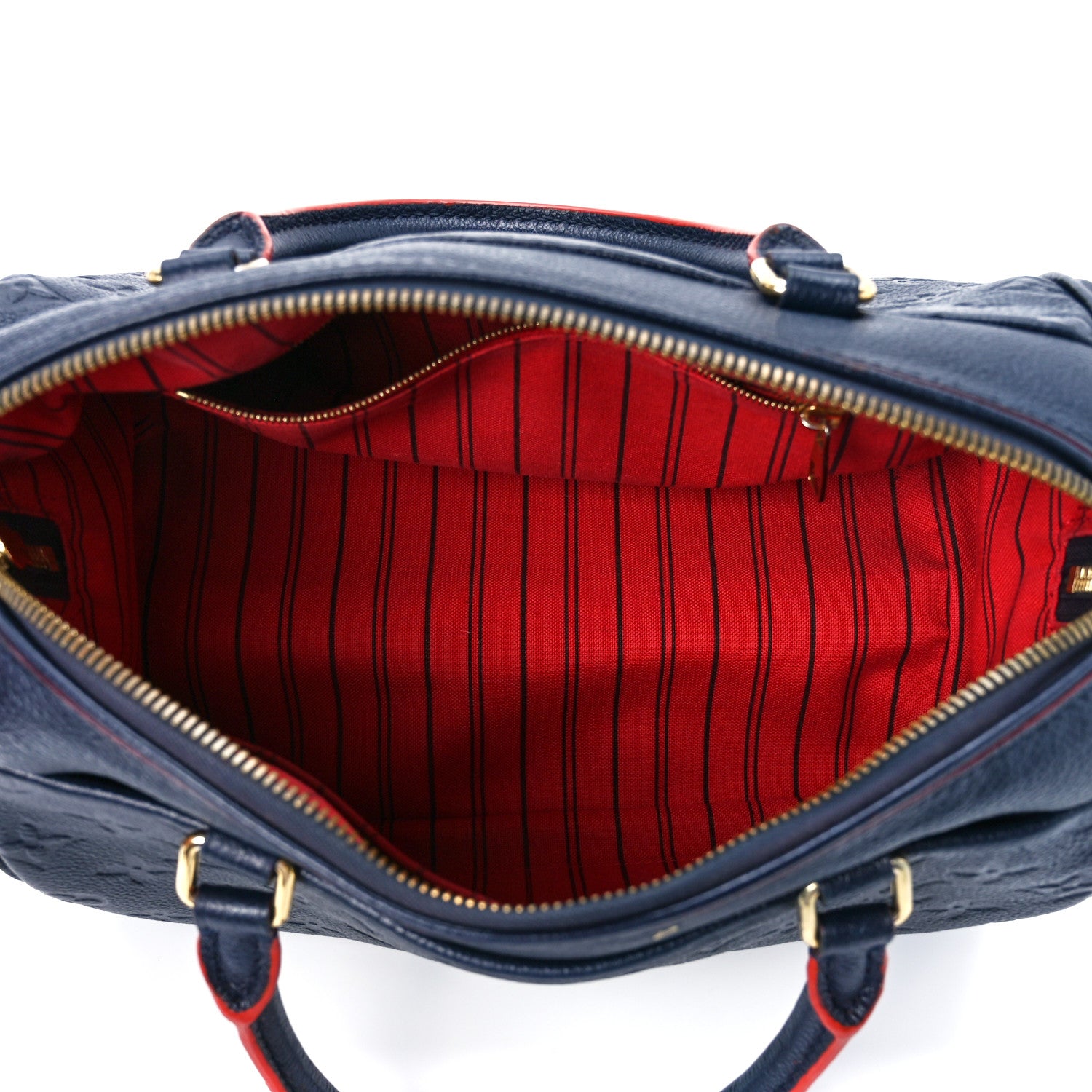 Louis Vuitton Empreinte Speedy Bandouliere 25 NM Marine Rouge 5 of 12
