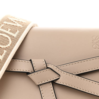 Loewe Calfskin Jacquard Mini Gate Dual Bag Sand 7 of 9