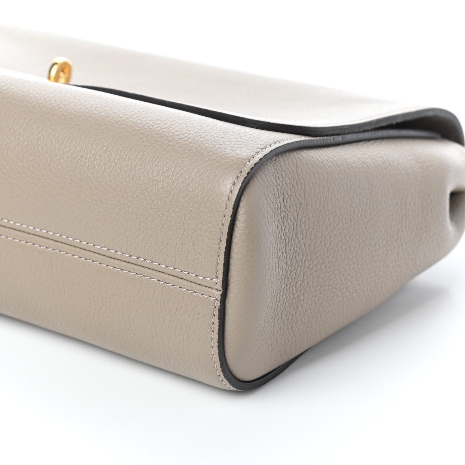 Mulberry Small Classic Grain Calfskin Medium Lily Flap Grey 8 of 8