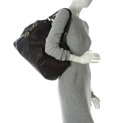 Gucci Guccissima Signature Large Sukey Tote Chocolate 2 of 7